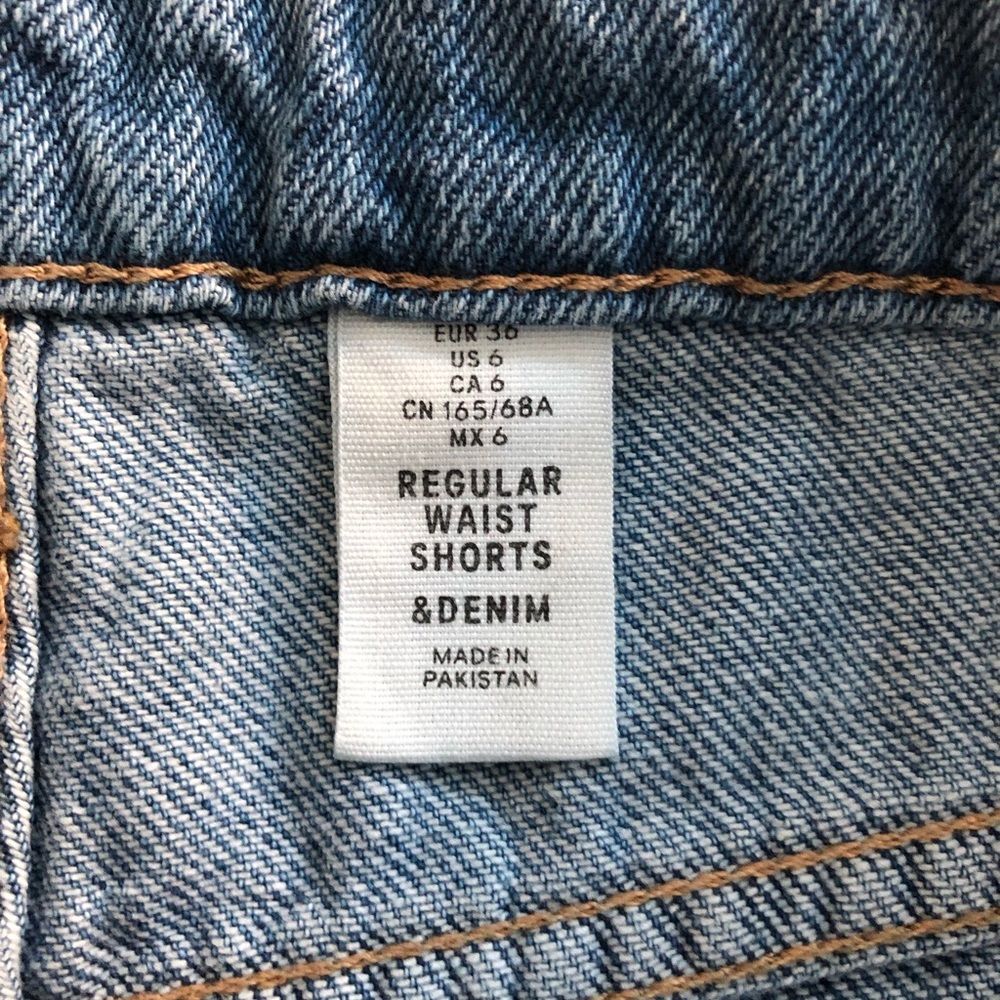 Mid Rise Denim Shorts - Picture 3 of 4